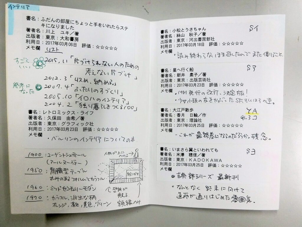シールのメモ欄にコメントを書き込んだイメージ画像